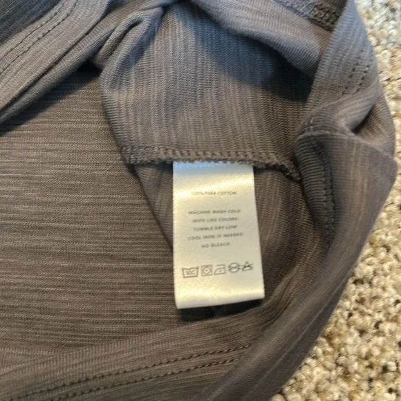 Lilla P 100% Pima Cotton Boatneck Tee, 3/4 sleeves, Medium - Picture 7 of 7